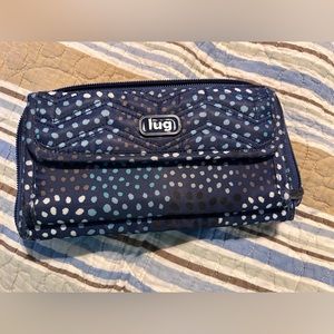 Lug Zip Around Crossbody Wallet